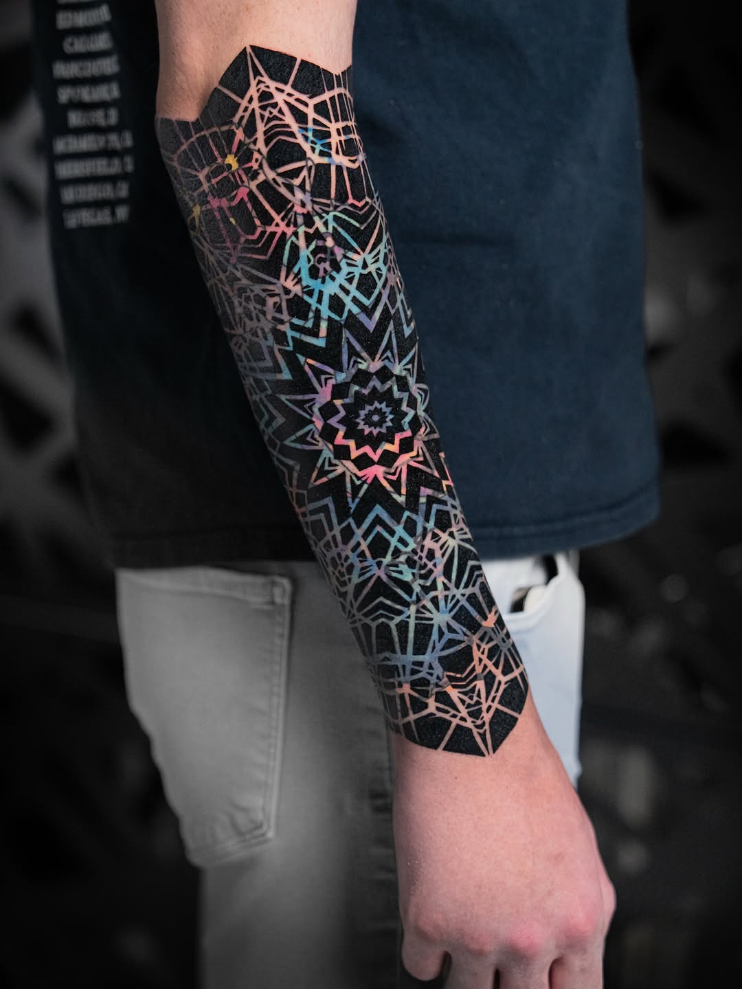 Ilya Cascad — forearm blackwork