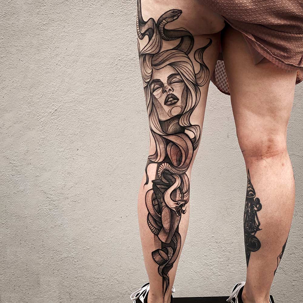 Work by @laurahochmondtattoo