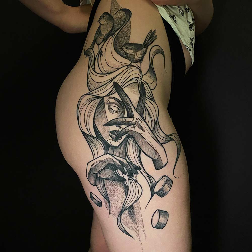 Work by @laurahochmondtattoo